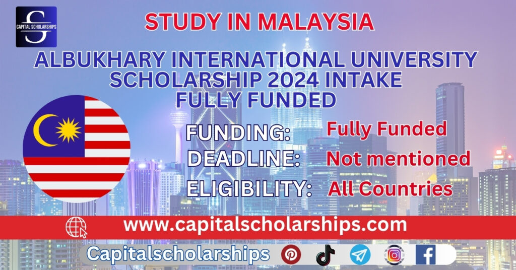 Albukhary International University Scholarship 2024 Intake