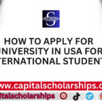 How to apply for university in USA for international students